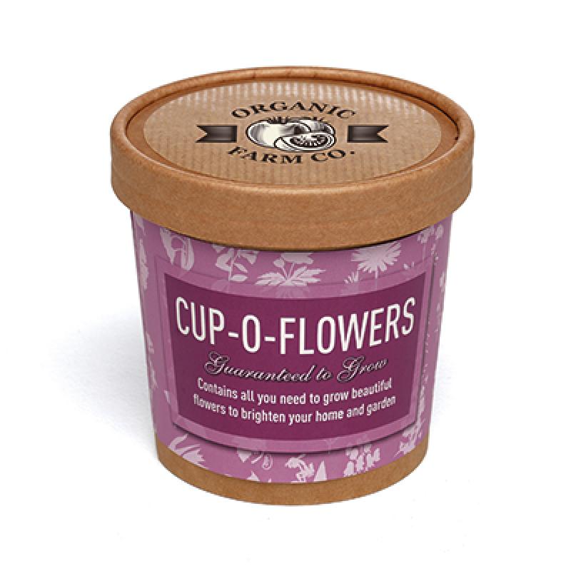 Image of Natural Cup-O-Flowers Grow Kit